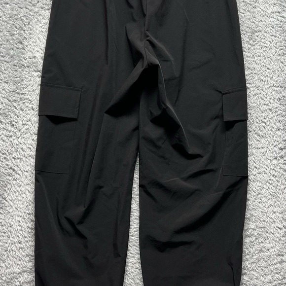 Halara Pants Womens Medium Black Cargo High Waist Jogger Stretch Pockets Casual - Picture 6 of 11